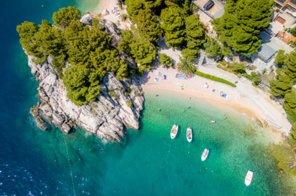 The Podrače beach